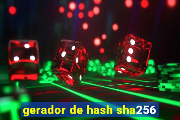 gerador de hash sha256